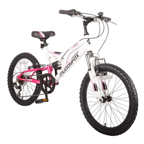Muddyfox Kids Recoil20 Girls Mountain Bike Dual Suspension Bicycle