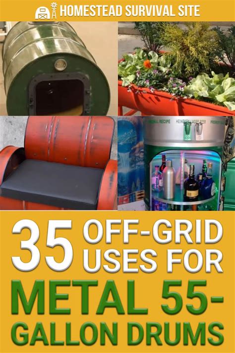 35 Off Grid Uses For Metal 55 Gallon Drums 55 Gallon Drum Homestead