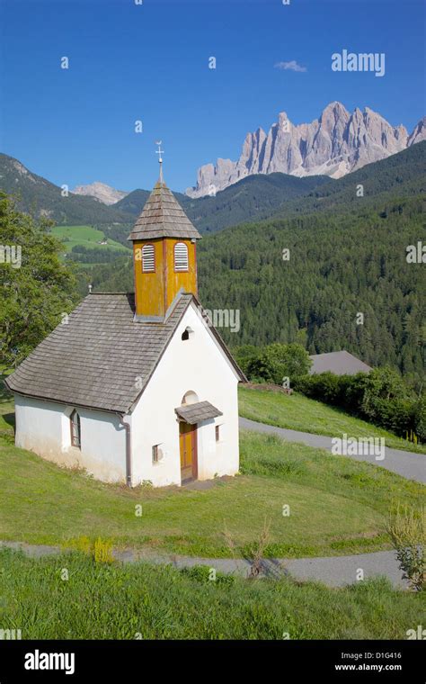 Church Val Di Funes Bolzano Province Trentino Alto Adigesouth Tyrol