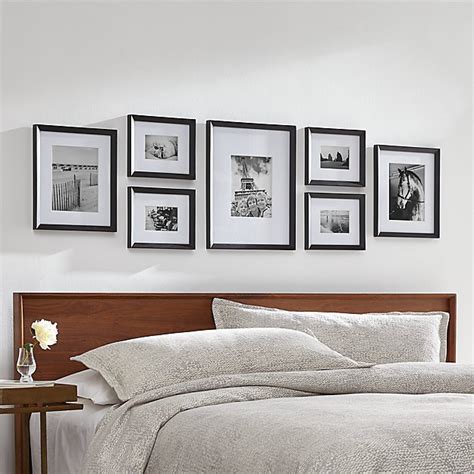 Icon Black Frame Gallery Set Of 7 Reviews Crate And Barrel
