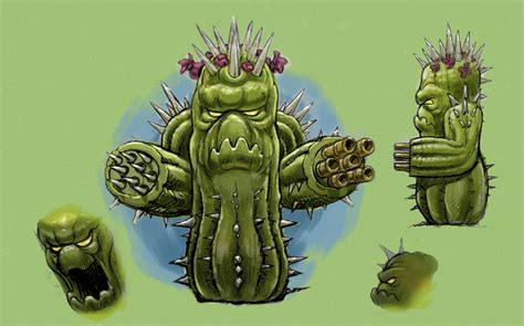 Plants Vs Zombies Garden Warfare Concept Art By Hazetoonz