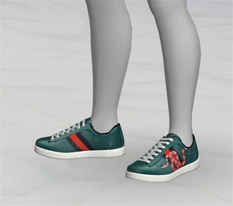 Greenapple18r — Gucci Sneakers Sims 4 Cc Shoes Sims 4