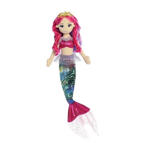 Mermaid Doll Soft Toy Pink Princess 45cm