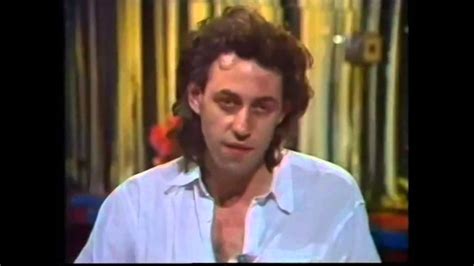 bbc interview bob geldof live aid 7 13 1985 youtube