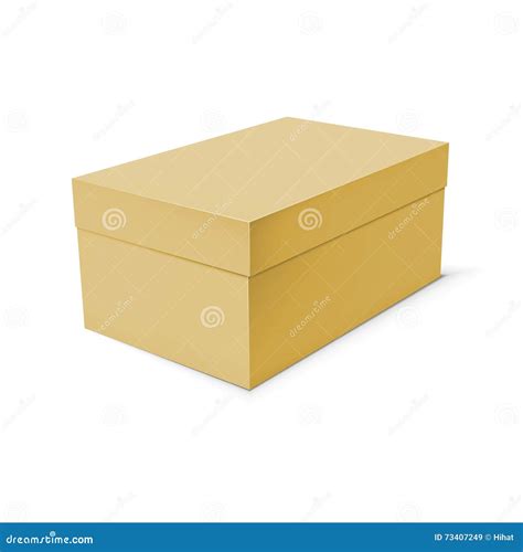 Blank Paper Or Cardboard Box Template Stock Vector Illustration Of Vector Pack 73407249