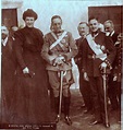 Lanceros del Rey. SM el Rey Alfonso XIII con D. Manuel II de Portugal ...