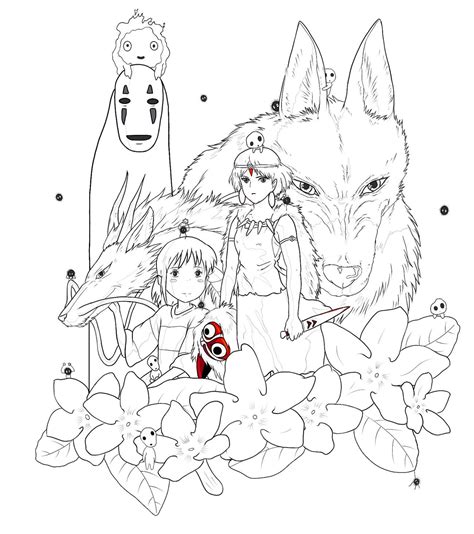 Spirited Away Coloring Books Coloring Pages Cool Coloring Pages My Xxx Hot Girl