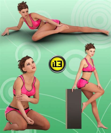 I13 Sultry Pose Collection For The Genesis 3 Females 3d Models For