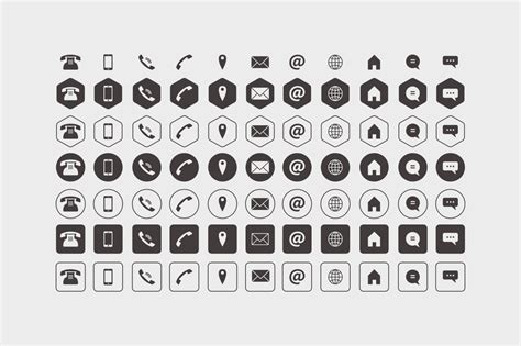 Business Card Icons Vector Free Download At Getdrawings Free Download