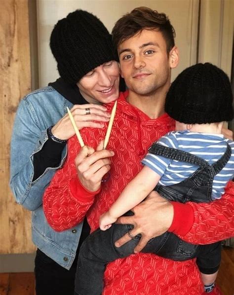 tom daley husband son tom daley celebrates 3rd anniversary with