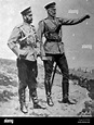 Tsar Nicholas II and Grand Duke Nicholas of Russia during World War One ...