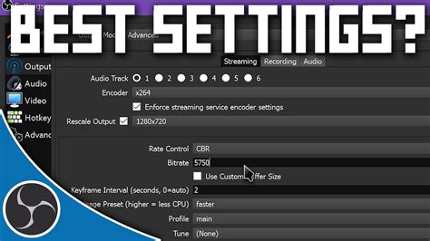 Obs Studio How To Get The Best Possible Settings For Streaming