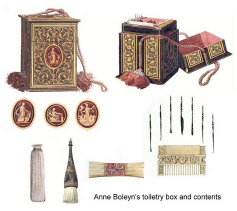 Anne Boleyns Toiletry Box And Contents Anne Boleyn Tudor History