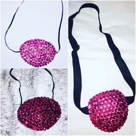 Pretty In Pinkgorgeous Sparkly Custom Made Eye Patches All Produced