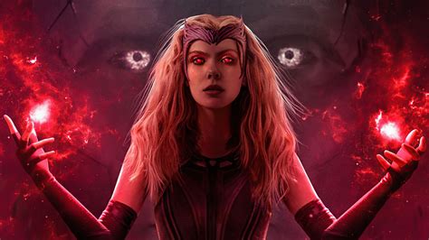 Scarlet Witch Comic Wallpaper 4k