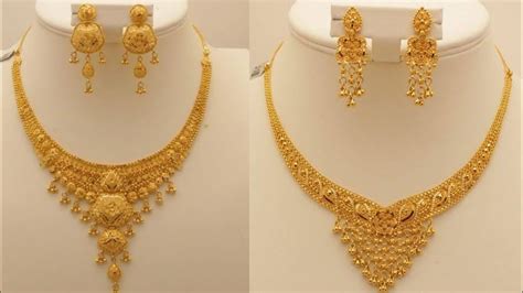 kolkata latest gold necklace designs in weight bridal necklaces jewellery design 2020 and