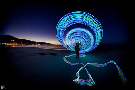 Flurry Light Trails Light Painting Portrait Lighting