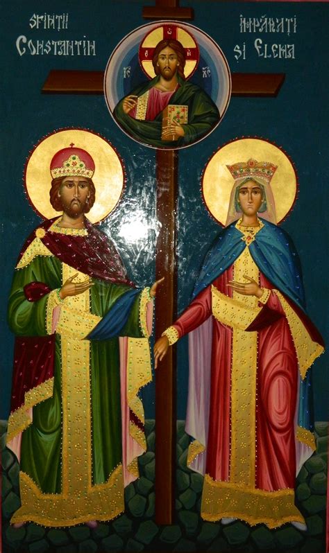 La multi ani de sf. THEODOROS ICON: SFINTII IMPARATI CONSTANTIN SI ELENA- Cei Intocmai Cu Apostolii