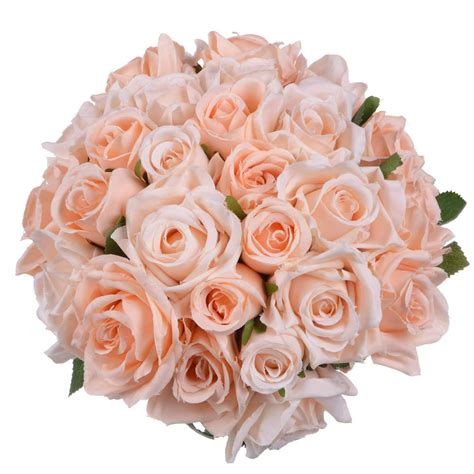 2 pack artificial flowers rose bouquet fake flowers silk plastic artificial roses 18 heads