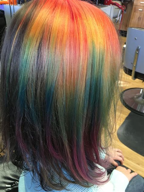 Rainbow Ombré Hair Rainbow Rainbowombre Ombre Hair Hair Styles