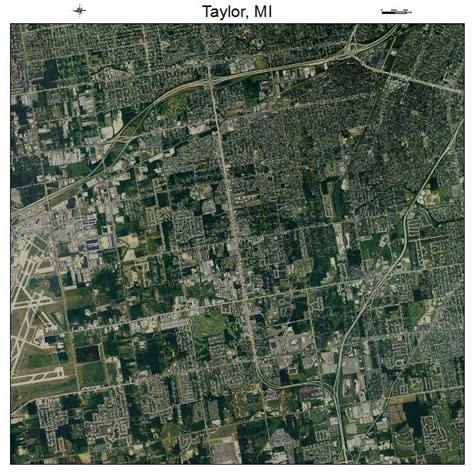 Aerial Photography Map Of Taylor Mi Michigan