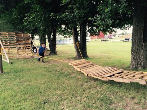 Pallet Obstacle Course Backyard Obstacle Course Kids Obstacle Course