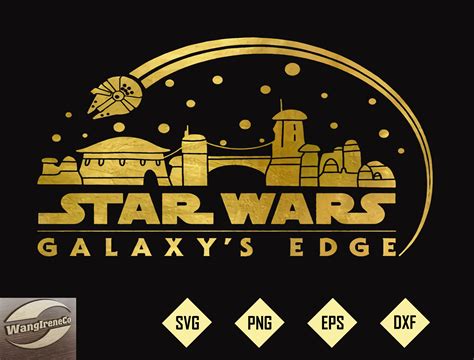 Star Wars Galaxys Edge Svg Star Wars Svg Digital Files Etsy