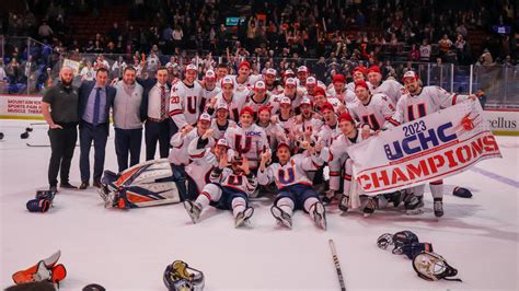 No. 1 Men's Hockey Captures its Second-Straight UCHC Title - Utica