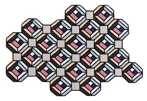 Parquet Geometric Puzzle Like Kilim Rugs By Front For Gan