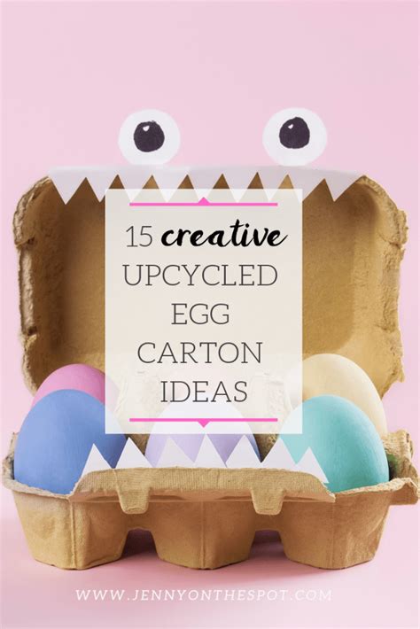 15 Creative Upcycled Egg Carton Ideas Jenny On The Spot