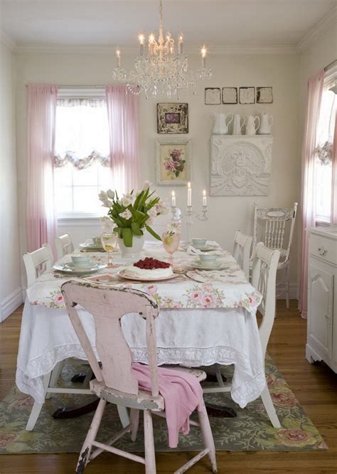 35 Beautiful Shabby Chic Dining Room Decoration Ideas Listing More