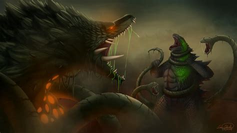 Godzilla Vs Biollante By Sawuinhaff On Deviantart