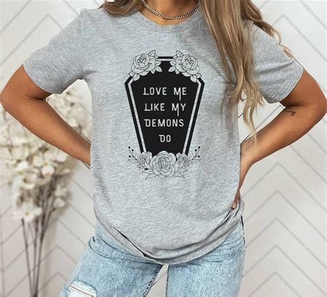 Love Me Like My Demons Do Svg Creepy Cute Svg Goth - Etsy