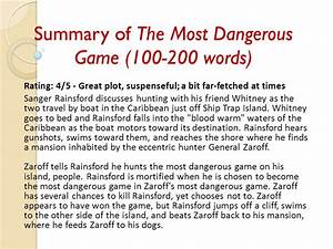 the most dangerous game essay