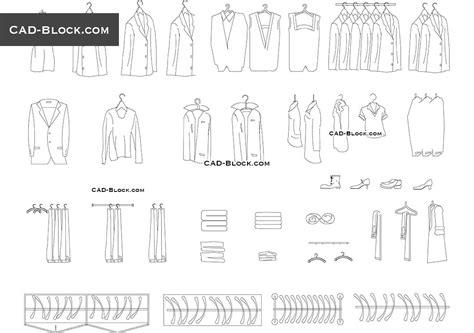 Clothes Dwg Free Cad Blocks Download Vlrengbr