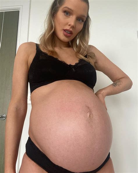 Helen Flanagan Shows Off Her Week Baby Bump As She Models Lingerie
