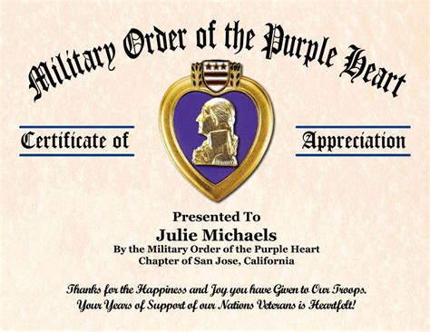 Individual Award Certificate Military Training Unit Awards