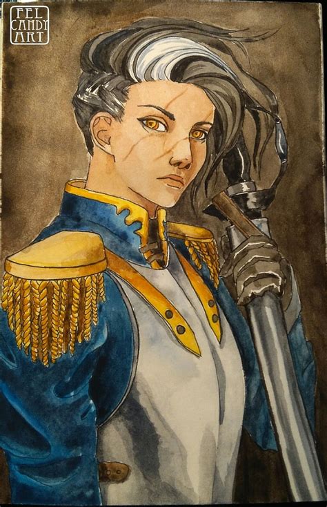 Small Watercolor Painting Of Azure From The Stormlight Archive