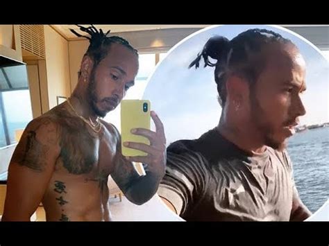 Lewis Hamilton Displays His Ripped Physique As He Goes For A Very Sweaty Early Morning Run