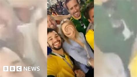 100 women women duped in sexist videos by brazilians fans targeted by russian extremists bbc news