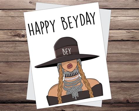 Beyonce Birthday Card Funny Birthday Cards Beyonce Birthday Beyonce