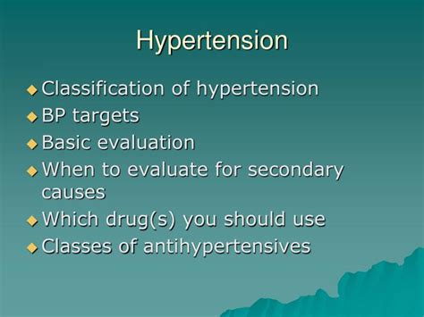 Ppt Hypertension Powerpoint Presentation Free Download Id4619439