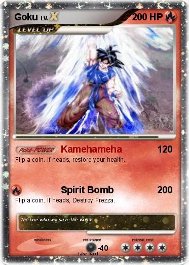 Pokémon Goku 5856 5856 Kamehameha My Pokemon Card