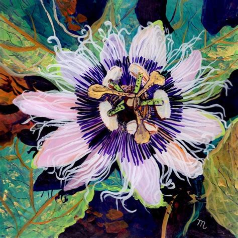 Passion Fruit Flower Paintings