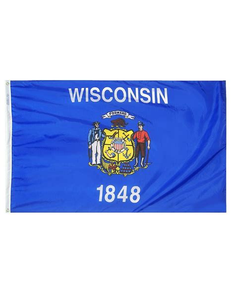 Wisconsin Flag 6 X 10 Ft Outdoor Flag