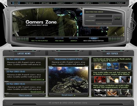 Games Php Nuke Template 6416