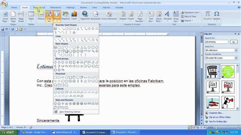 Guia Para Usar Microsoft Word 4 Como Anadir Elementos Al Documento Images