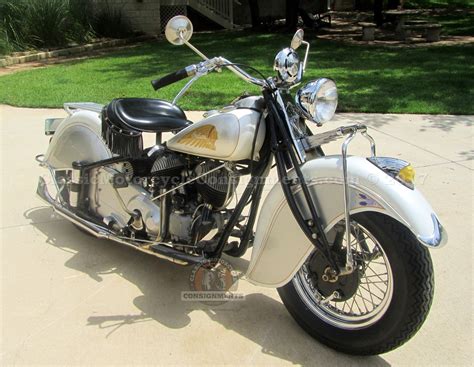 1945 Indian Chief Civilian Model Motorcycle For Sale