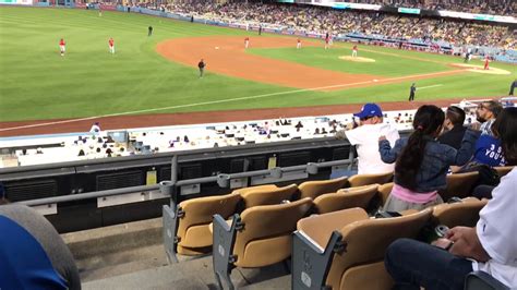 Dodgers Stadium Loge 153 Row E Seats 1 And 2 Youtube
