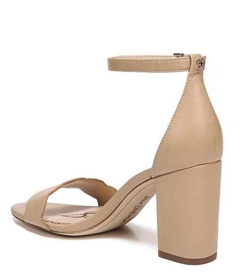 Sam Edelman Odila Leather Ankle Strap Dress Sandals Dillard S Dress Sandals Strap Dress